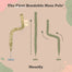 Mossify Original Bendable Moss Pole™ 30" — Flexible Support for Climbing Indoor Plants