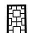 Mossify Tropical Squares Wooden Trellis for Climbing & Vining Indoor Plants