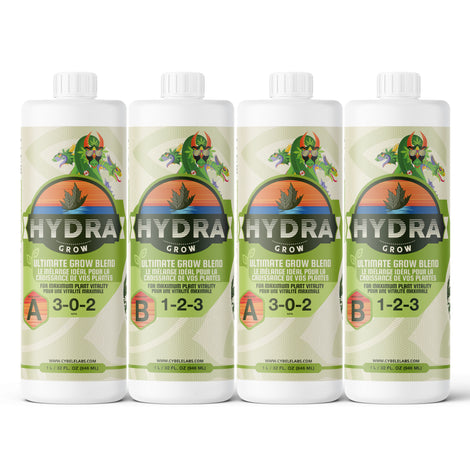 Nutriments de culture HydraGrow A & B (2L / 64oz)