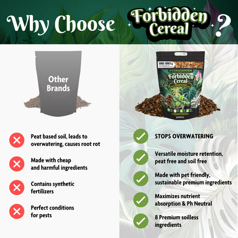 Forbidden Cereal Soilless Houseplant Potting Mix