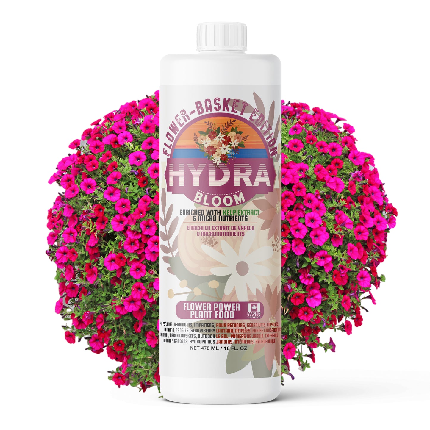 HydraBloom Flower Basket Edition (500ml / 16oz)