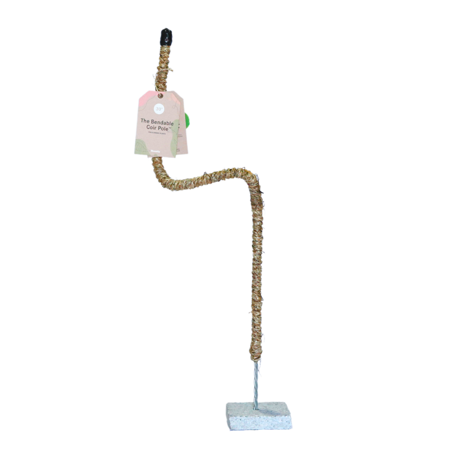 Mossify Original Bendable Coir Pole — Flexible Support for Climbing & Vining Houseplants