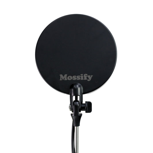 Mossify Adjustable LED Plant Light in black — full spectrum indoor grow light for houseplants, herbs, and aroids