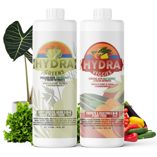 HydraGreens et HydraVeggies (500 ml / 16 oz)